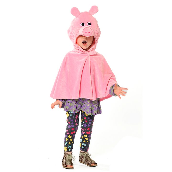 Pig themed farm animal cape