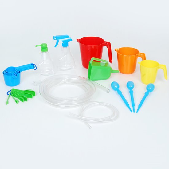 A great selection for water and messy play