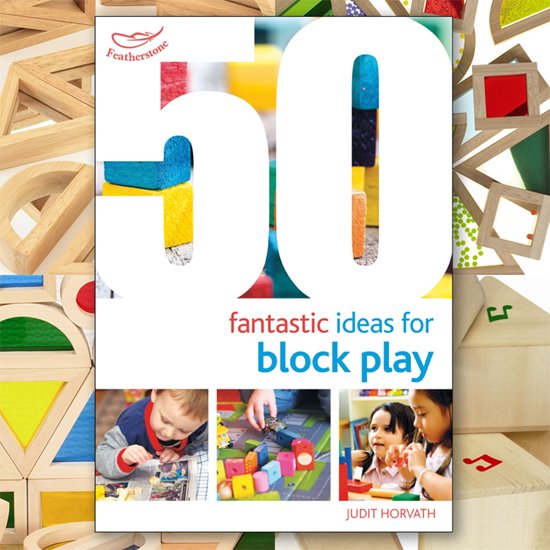 Front cover of book on ideas for block play