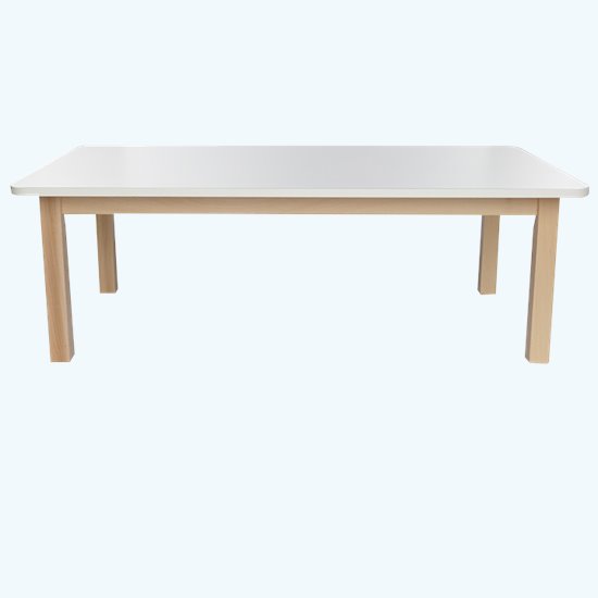 Wooden Table Rectangular Laminate Top
