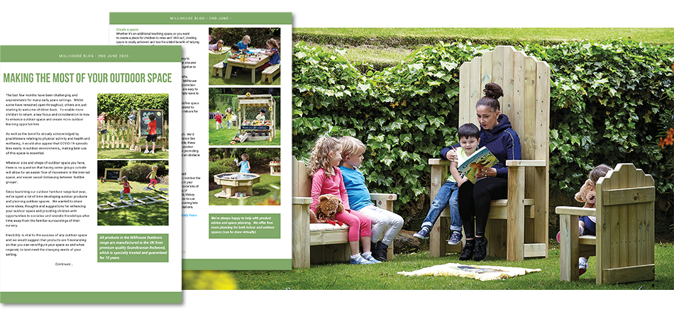 Read about how to make more of outdoors!
