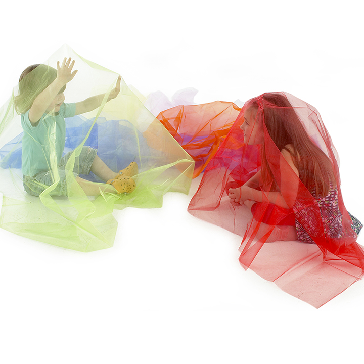 Fun fabrics with children playing