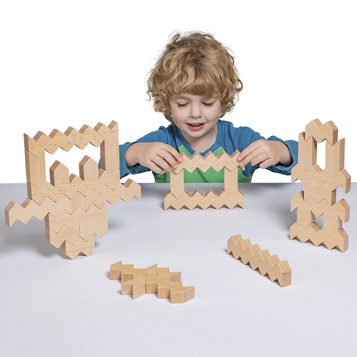 Set of 30 Zig Zag Blocks