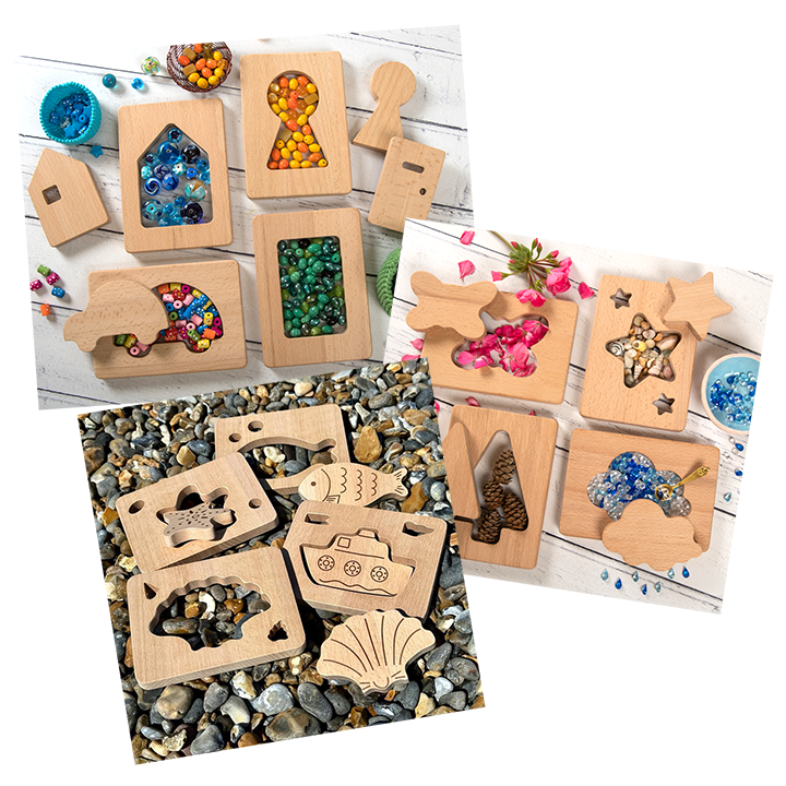 Three sets of simple puzzles