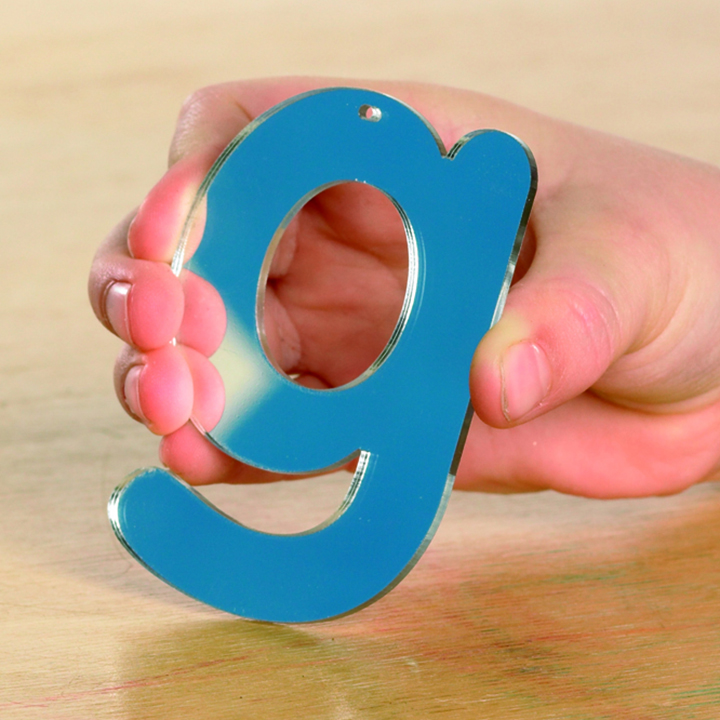 Mirror Letters - example letter g