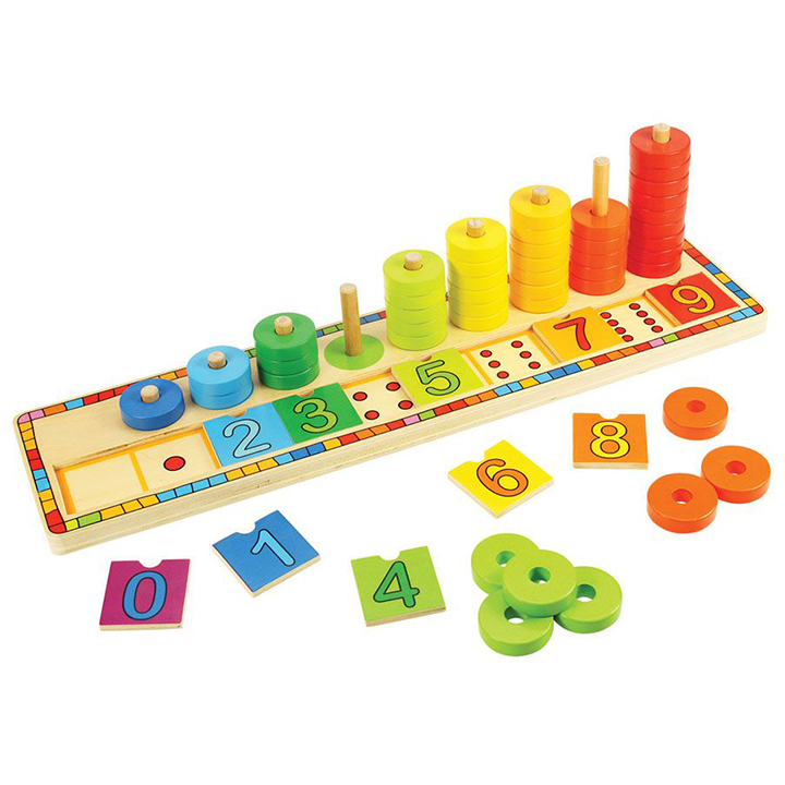 Learn to count coloured disks