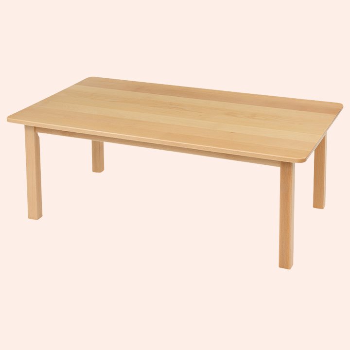 Rectangular wooden table
