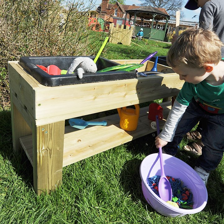 Messy play outdoor table