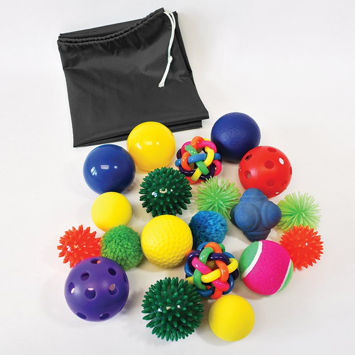 Sensory Balls in a bag