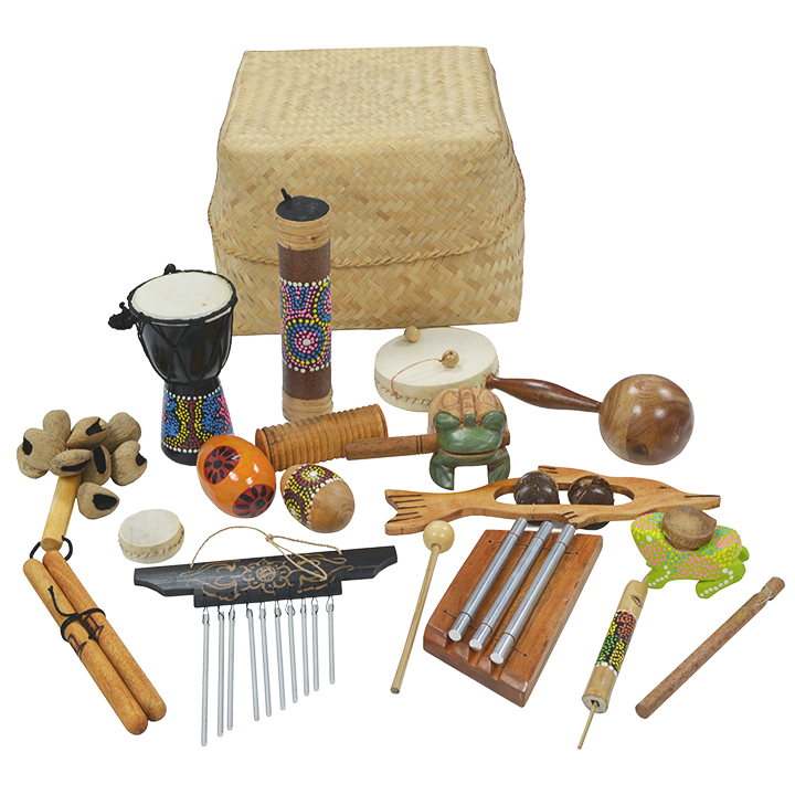 Multicultural Percussion Basket