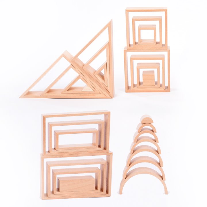 Sets of Arches, Triangles, Rectangles and Squares