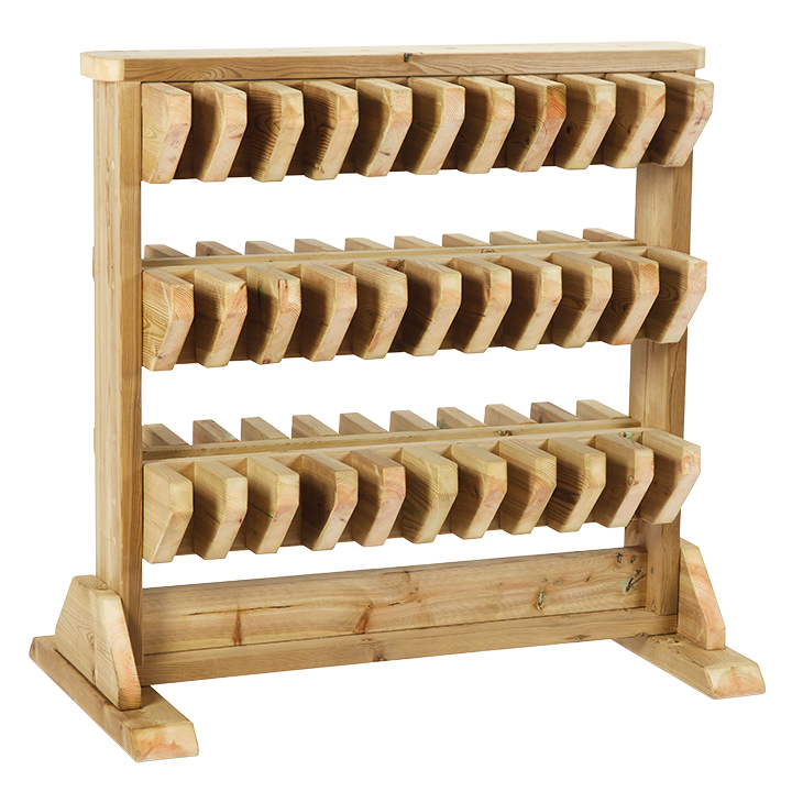 With 4 locking castors