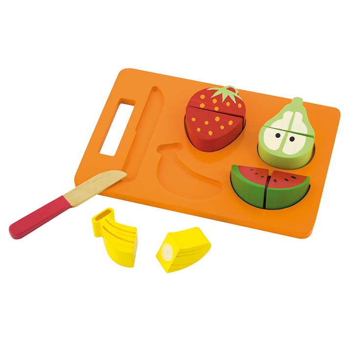 Wooden cutting fruits