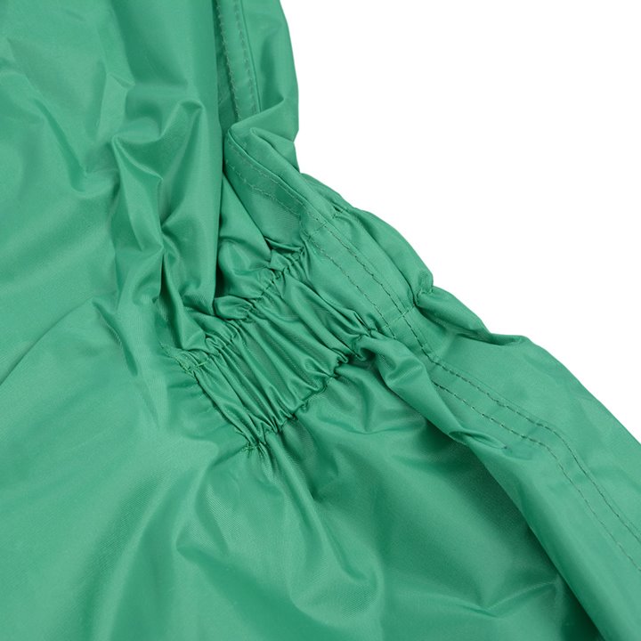 Green hood elastic detail