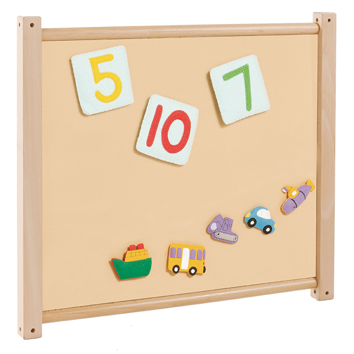 Panel with sticky vector display covering