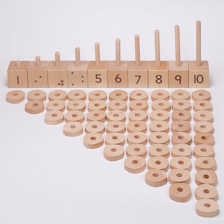 Natural Number Stacker - Early Years Direct