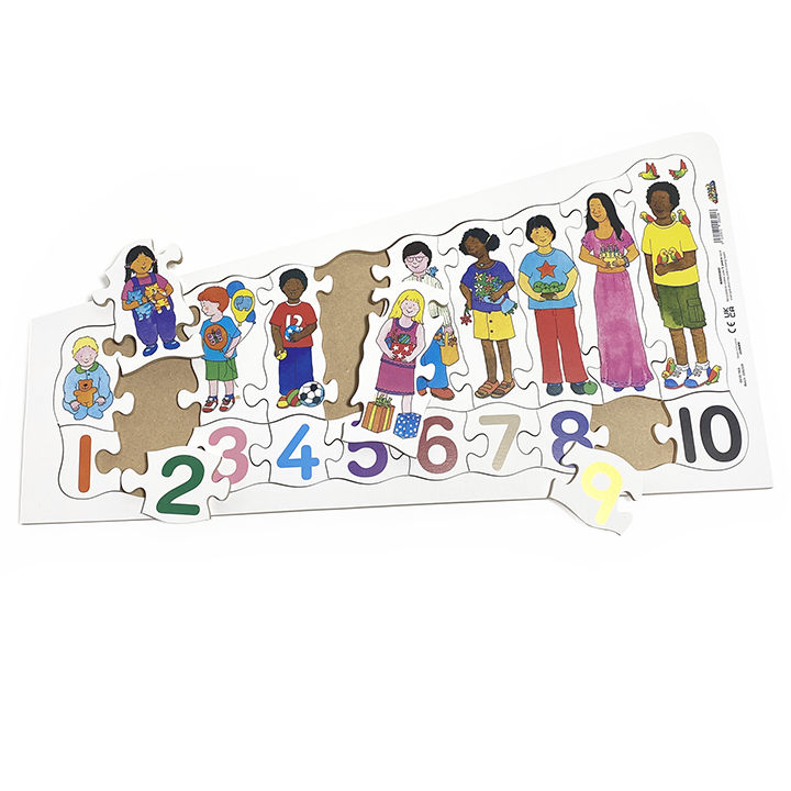 Counting Children Tray Puzzle