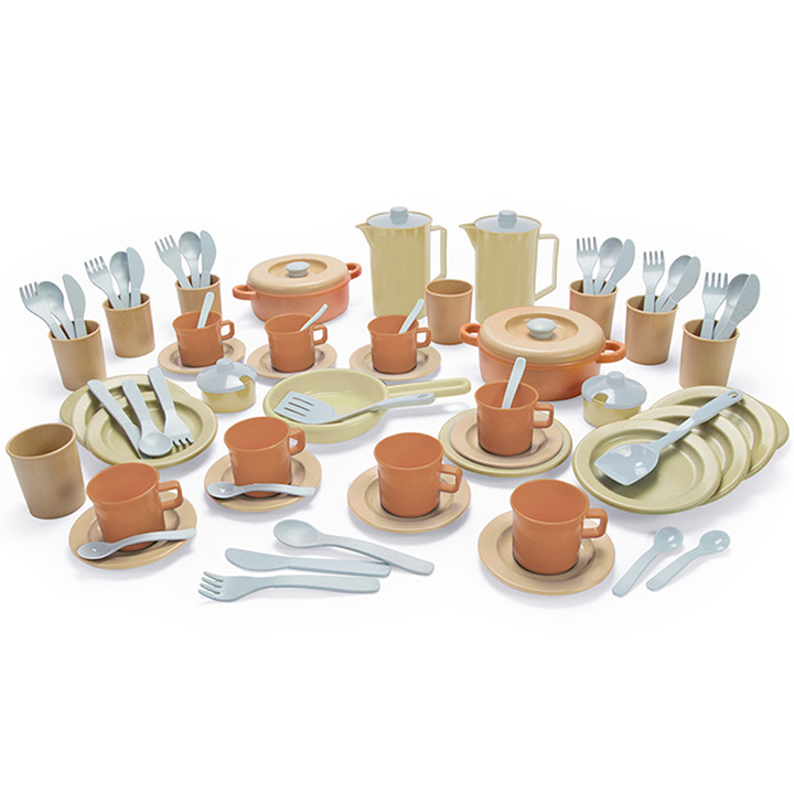 Bio Plastic Dinner Set - 79 pieces