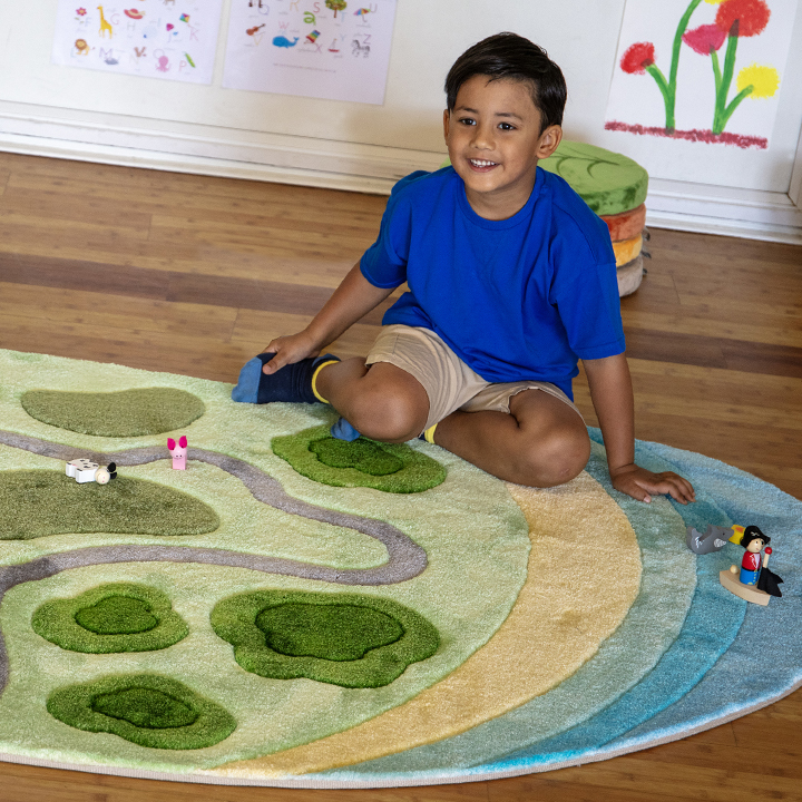 Coastal smallworld carpet extra thick