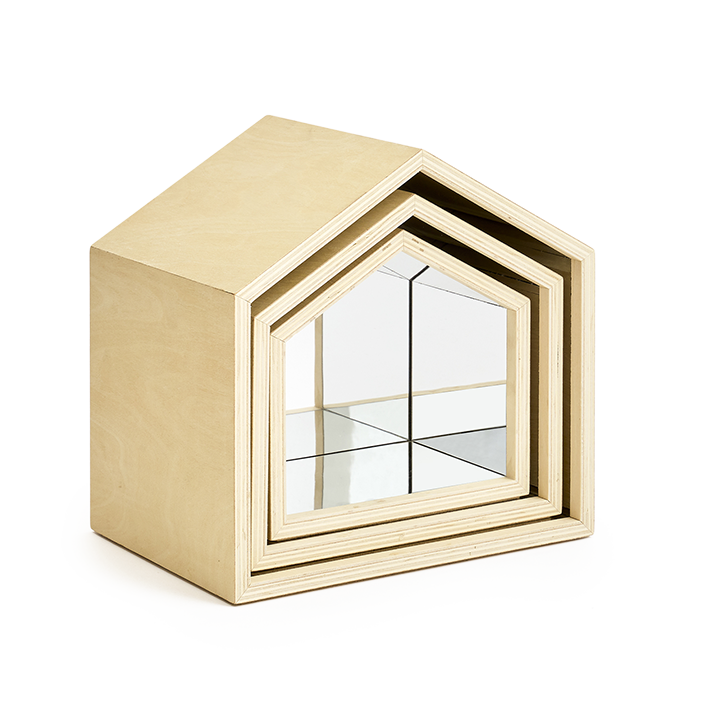 Mirror Houses that nest