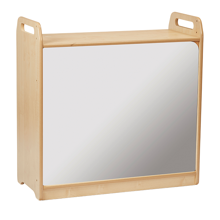 Back of cupboard which is a mirror