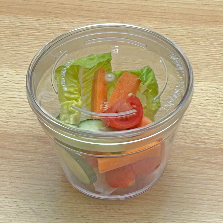 Useful clear lidded pot