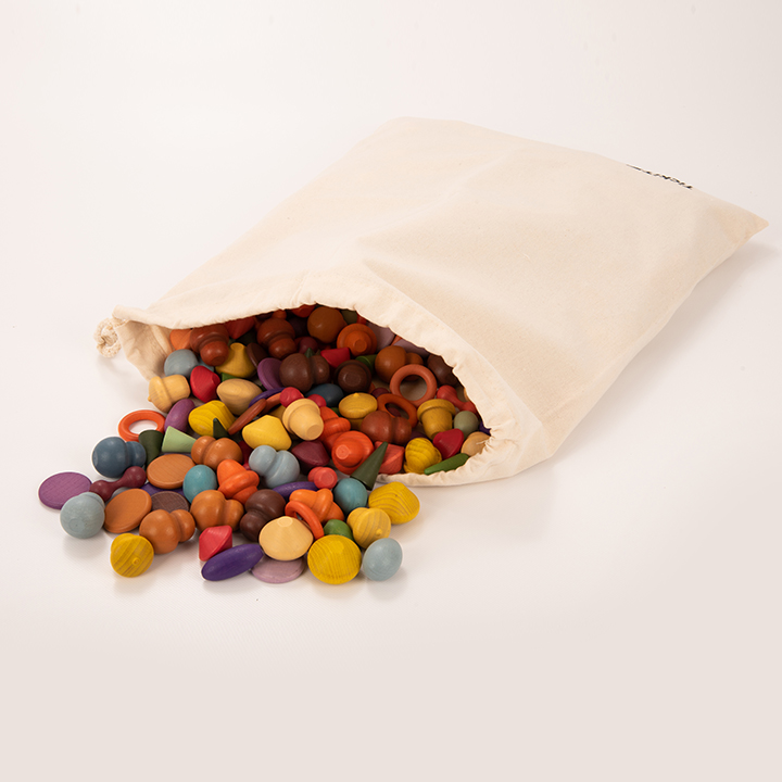 Bag 7 muted rainbow colours