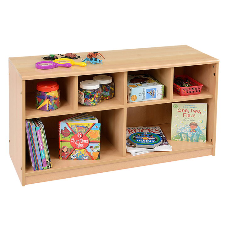 Useful wooden shelf unit