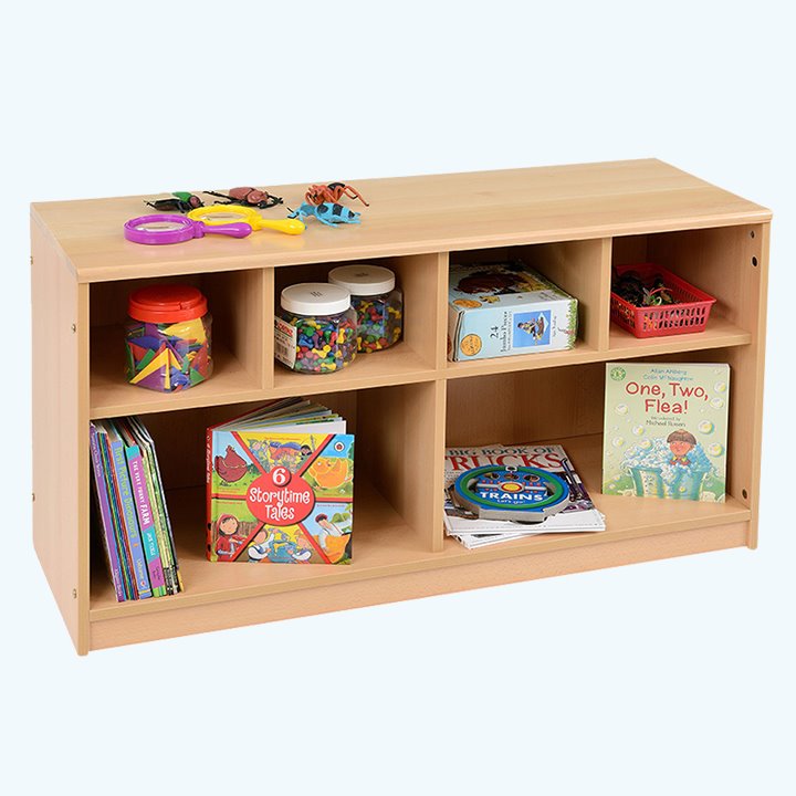 Useful wooden shelf unit