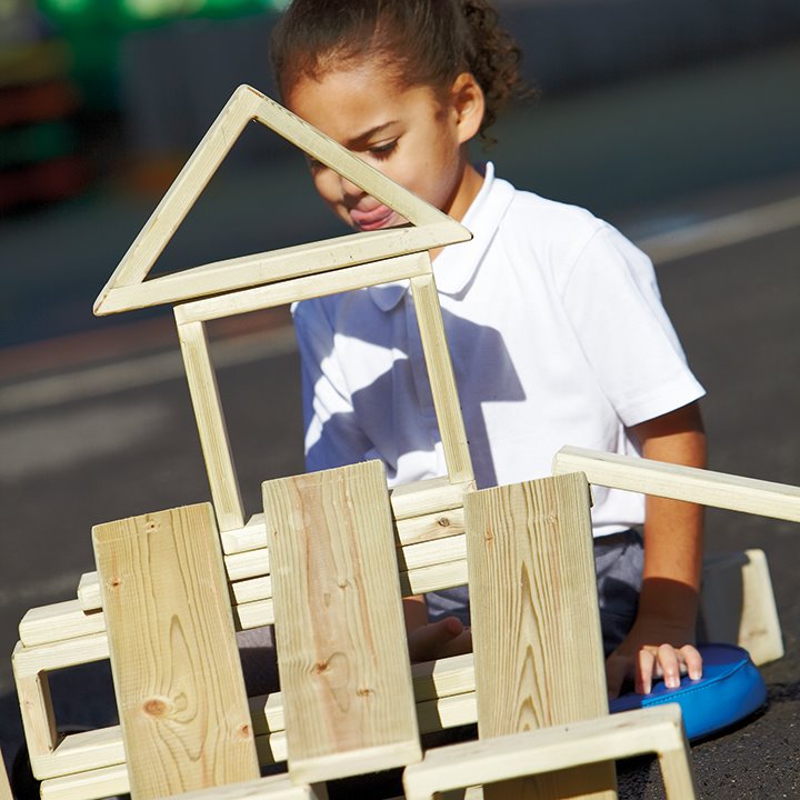 Outdoor Wooden Blocks Early Years Direct