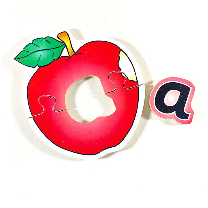 Shaped apple puzzle