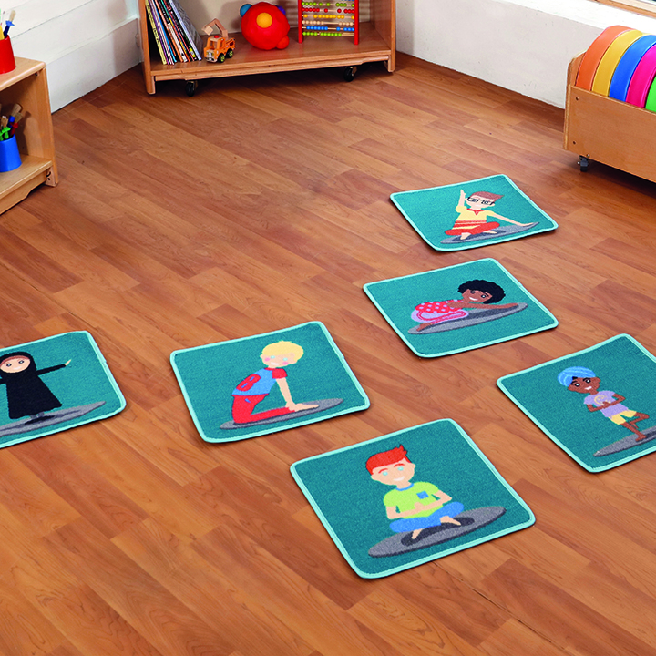 32 yoga postion mats