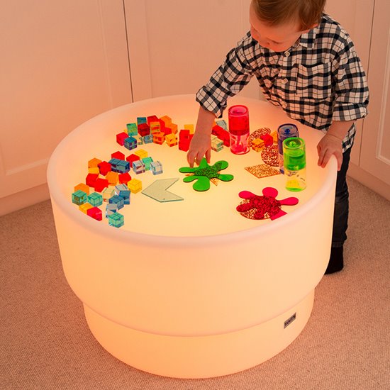 Colour changing table