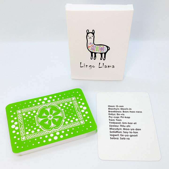 English to Welsh language cards