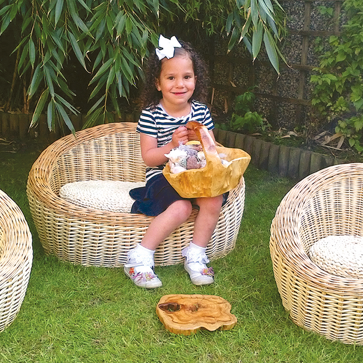 Set includes sofa and 2 chairs - with removable seat pads