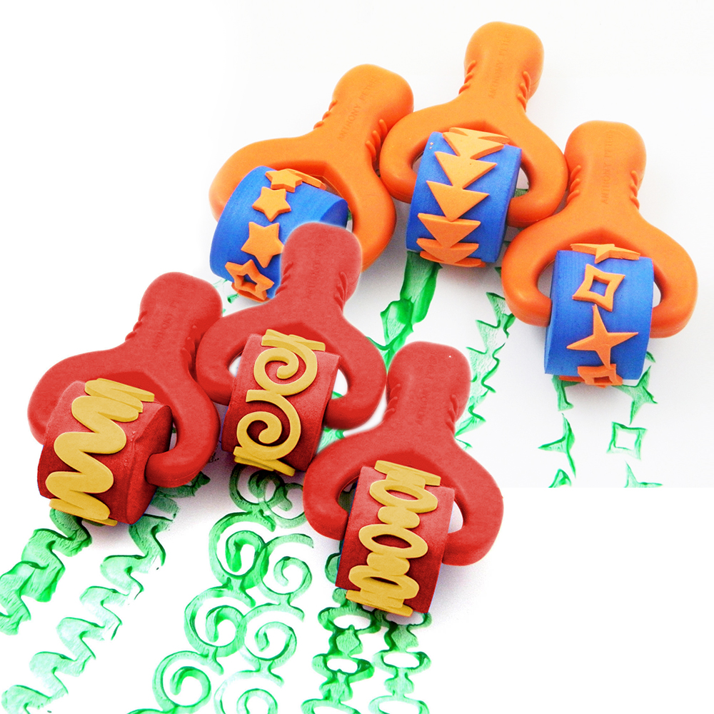 Play printing rollers