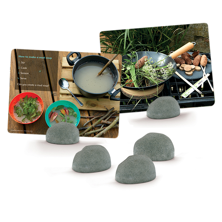 Prop up activity or story cards