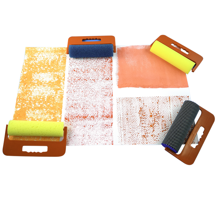 Set of 4 large rollers