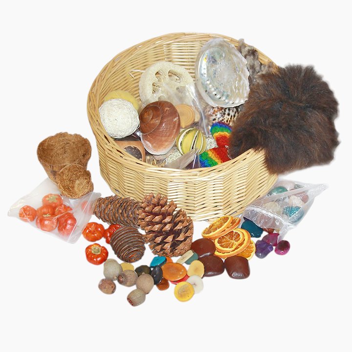 Natural treasure basket