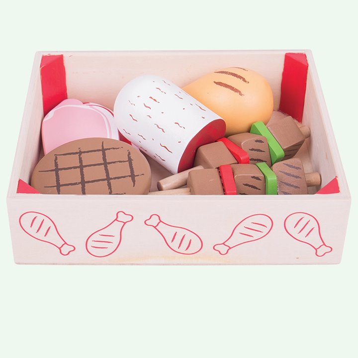 Meat healthy eating crate