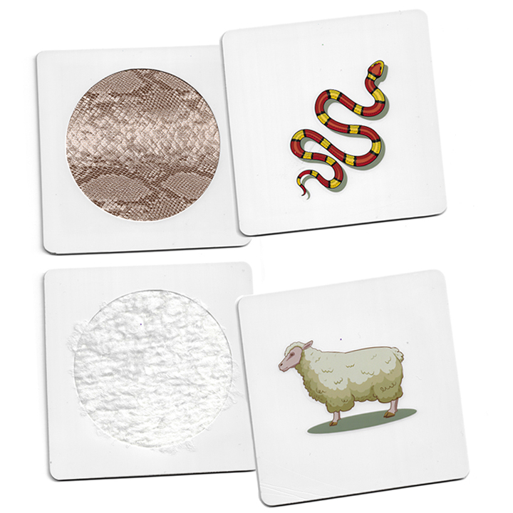 Snake and Sheep texture cards