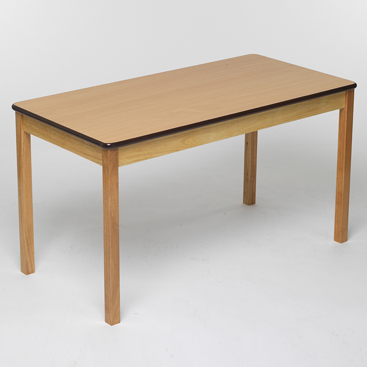 Rectangle table with natural finish