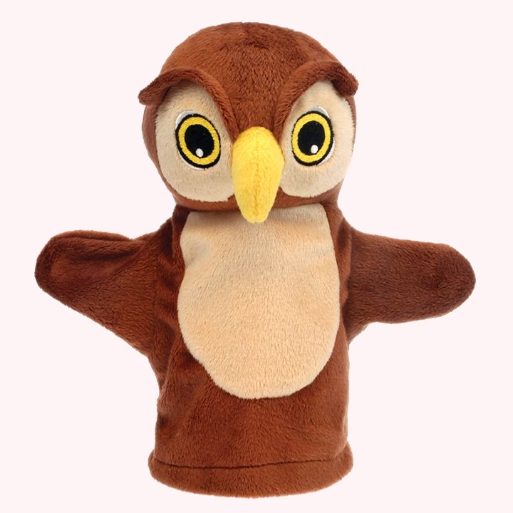 Owl hand puppet