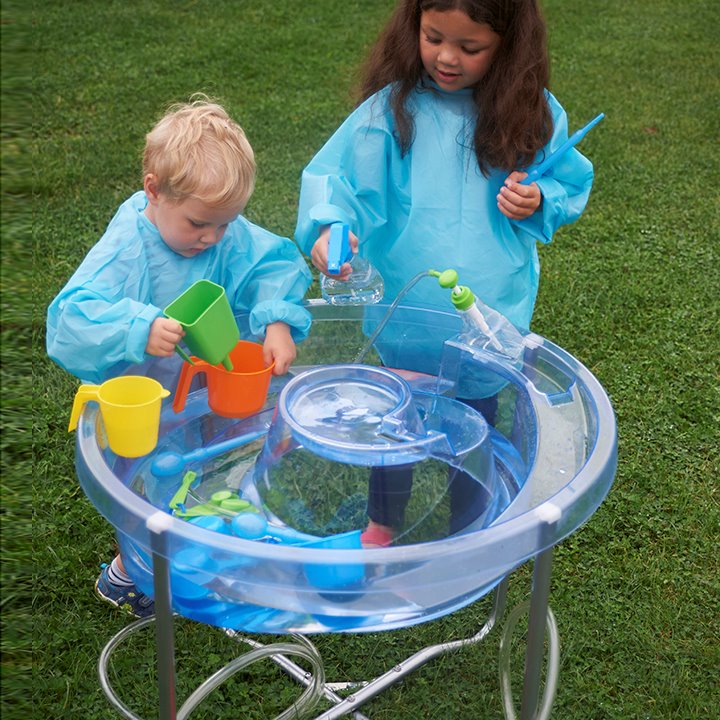 Helter skelter water tray