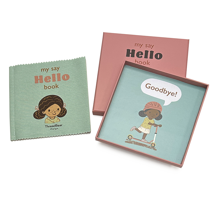 My Say Hello Rag book
