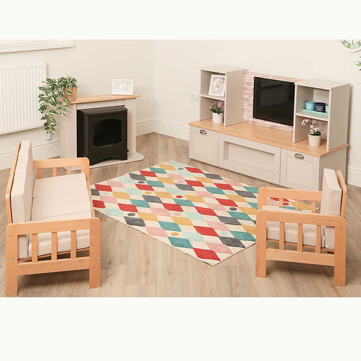 Pretend living room furniture for nurseries