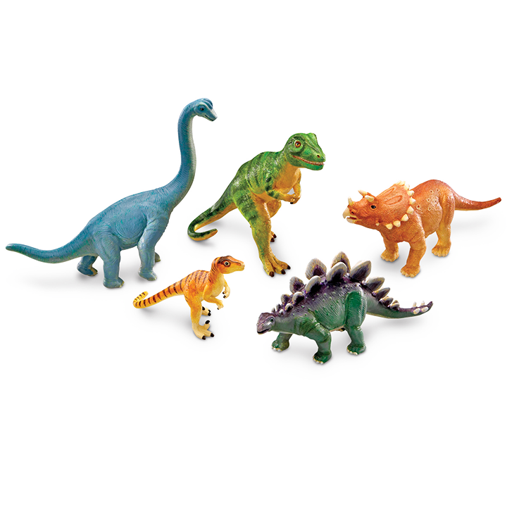Set of 5 model dinosaurs