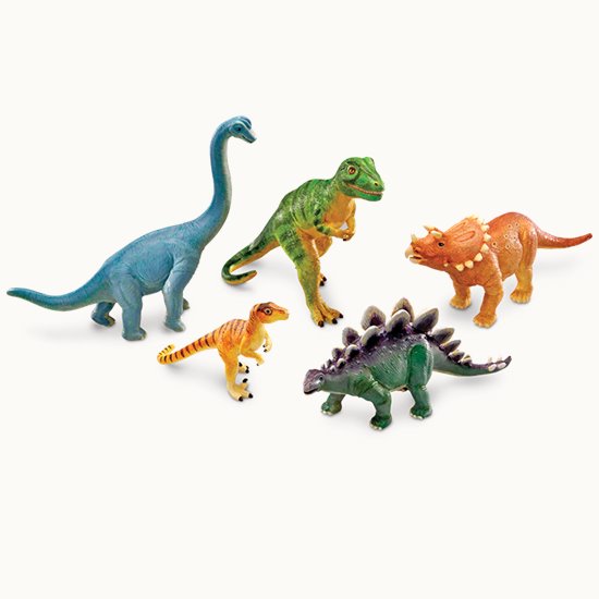 Set of 5 model dinosaurs