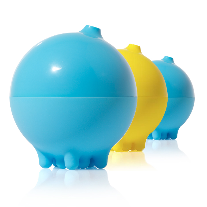 Three rain balls for water play