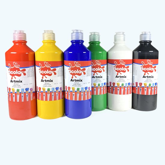 Ready Mix Paint - 6 bottles